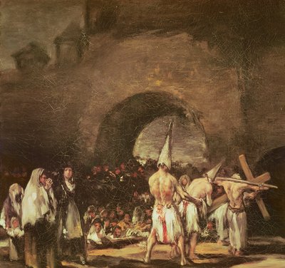 Procession of the Penitents by Francisco de Goya